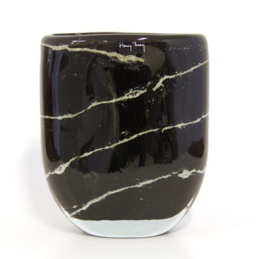 Vase à filets or