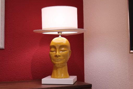 Lampe au "faciès" ambre