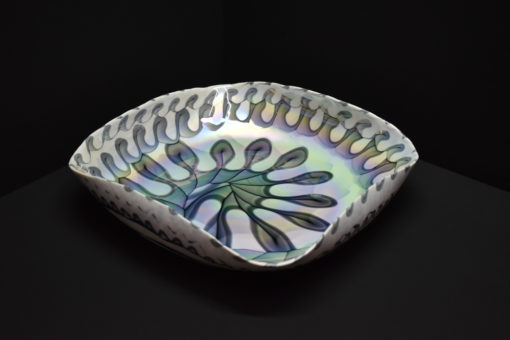 Plat carré cintré en verre de Murano – Image 4