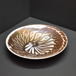 Plat brun de Murano