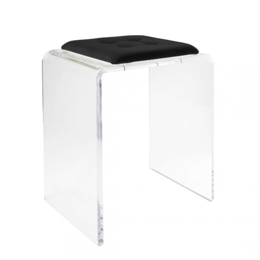 Tabouret Jago en Verre Acrylique Transparent – Design Moderne par Vesta Design – Image 5