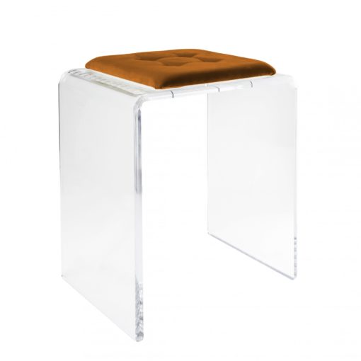 Tabouret Jago en Verre Acrylique Transparent – Design Moderne par Vesta Design – Image 8