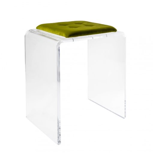 Tabouret Jago en Verre Acrylique Transparent – Design Moderne par Vesta Design – Image 9