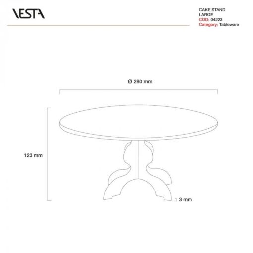 Plat de présentation - Alzata – Image 6