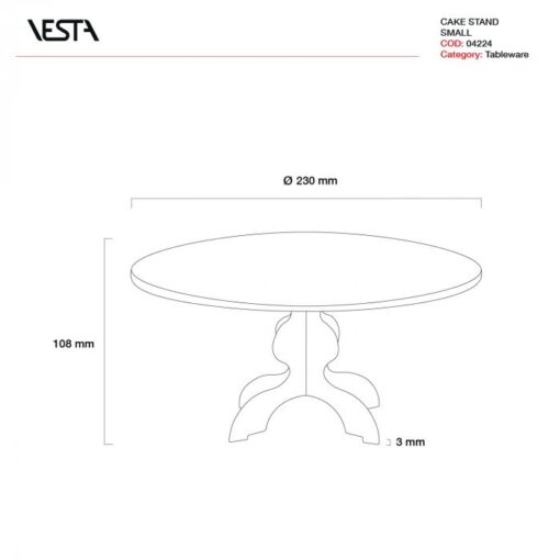 Petit plat de présentation - Alzata – Image 6