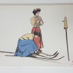 Les skieurs de Carlo Pelligrini