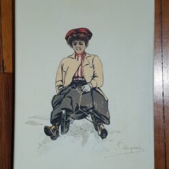 Les skieurs de Carlo Pelligrini