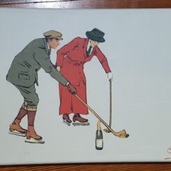 Les skieurs de Carlo Pelligrini