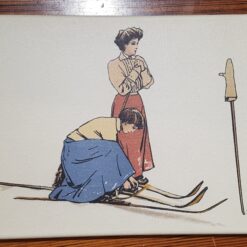 Les skieurs de Carlo Pelligrini