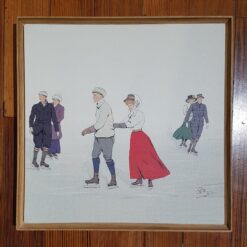 Les skieurs de Carlo Pelligrini