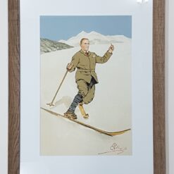 Les skieurs de Carlo Pelligrini
