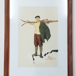 Les skieurs de Carlo Pelligrini