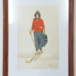 Les skieurs de Carlo Pelligrini