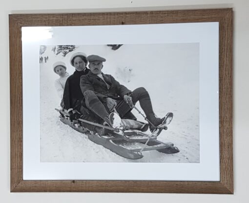 Les skieurs de Carlo Pelligrini