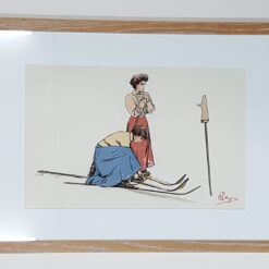 Les skieurs de Carlo Pelligrini