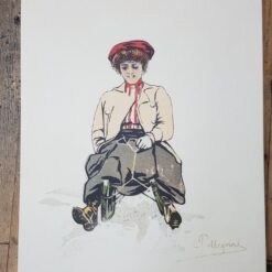 Les skieurs de Carlo Pelligrini